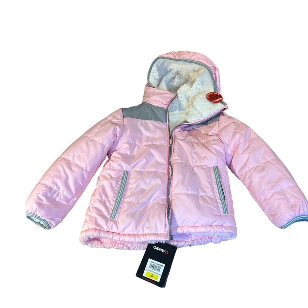Gerry Girl Reversible Pink Winter Jacket Size 5